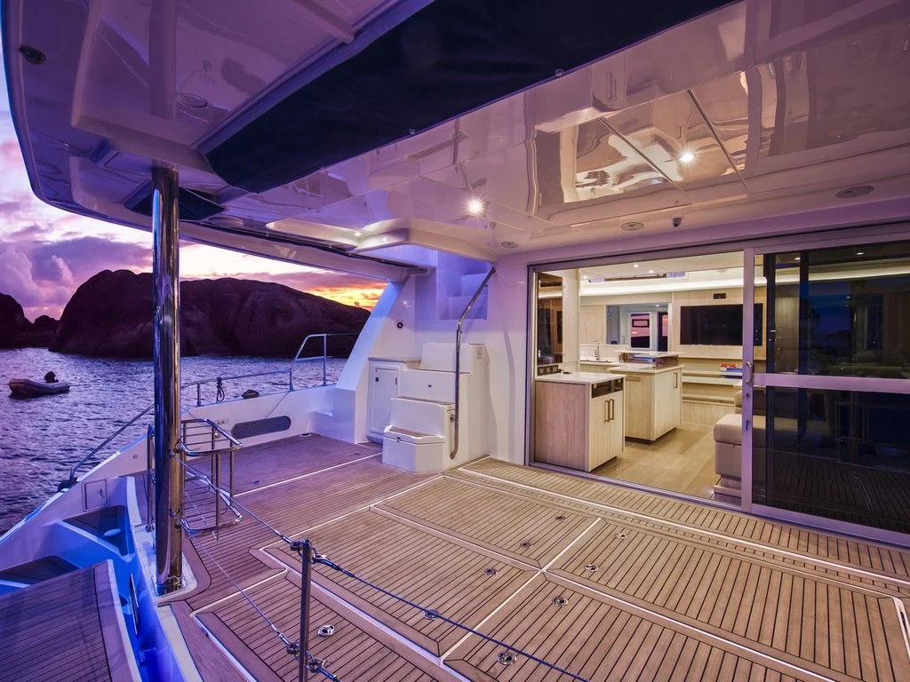 Provision catamaran from Cumberland Charter Yachts