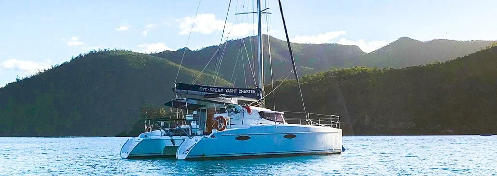 Neko Fountaine Pajot Mahe 36 sailing catamaran in the Whitsundays