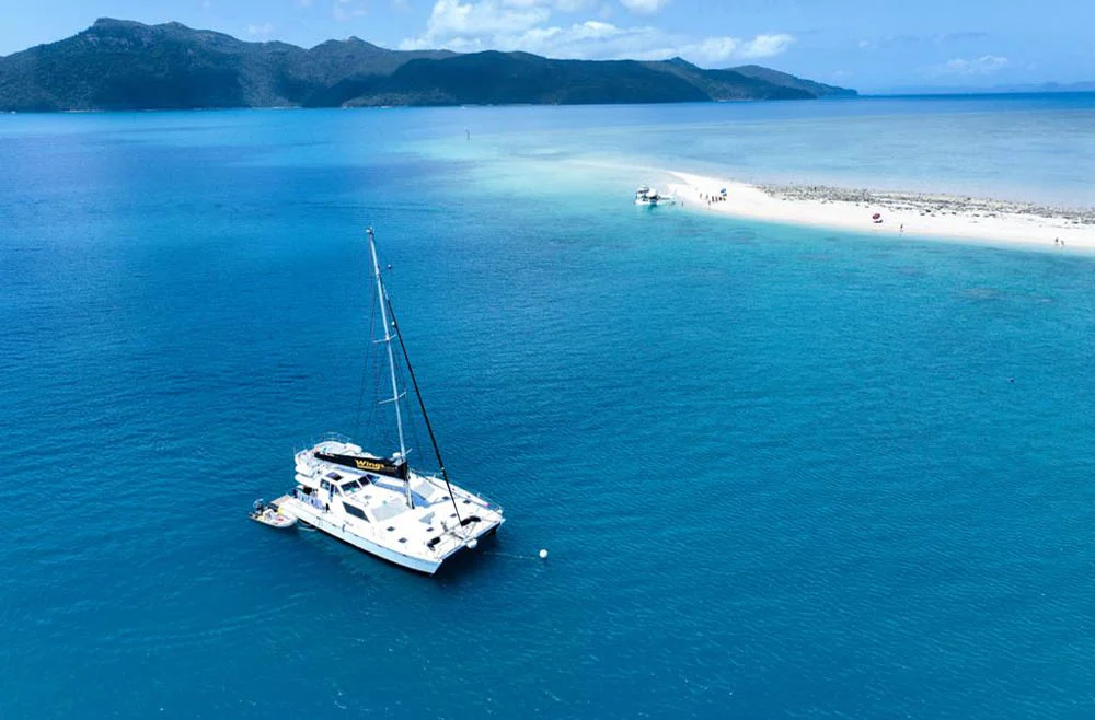 Wings III charter catamaran in the Whitsundays
