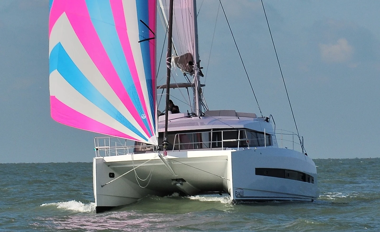 Namaste Bali 4.1 sailing catamaran in the Whitsundays