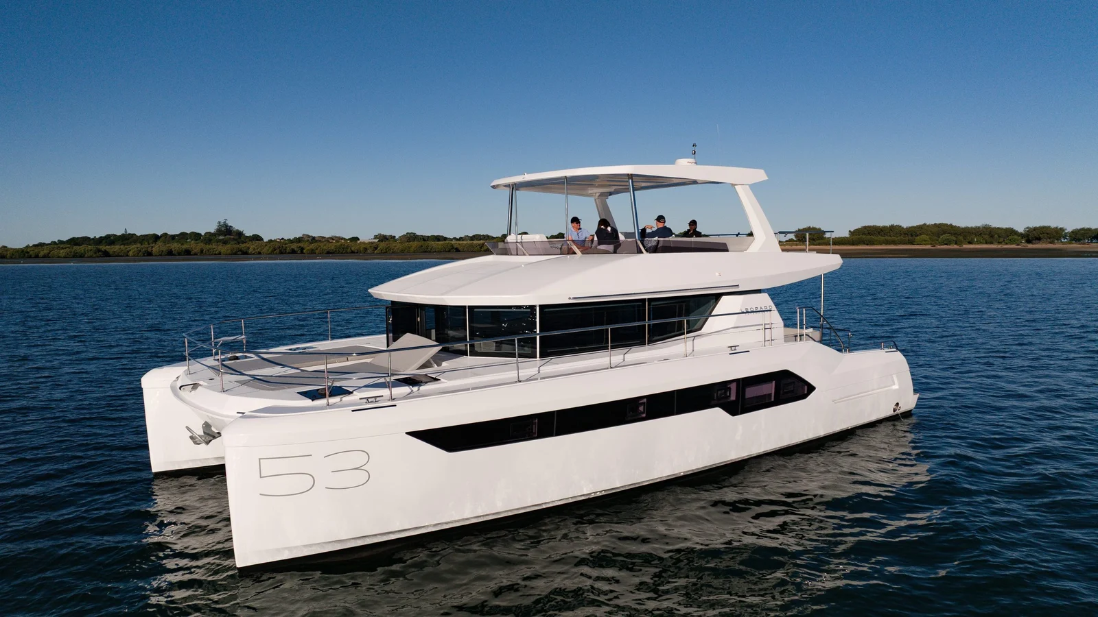 Lady Lynne Leopard 53 power catamaran in the Whitsundays