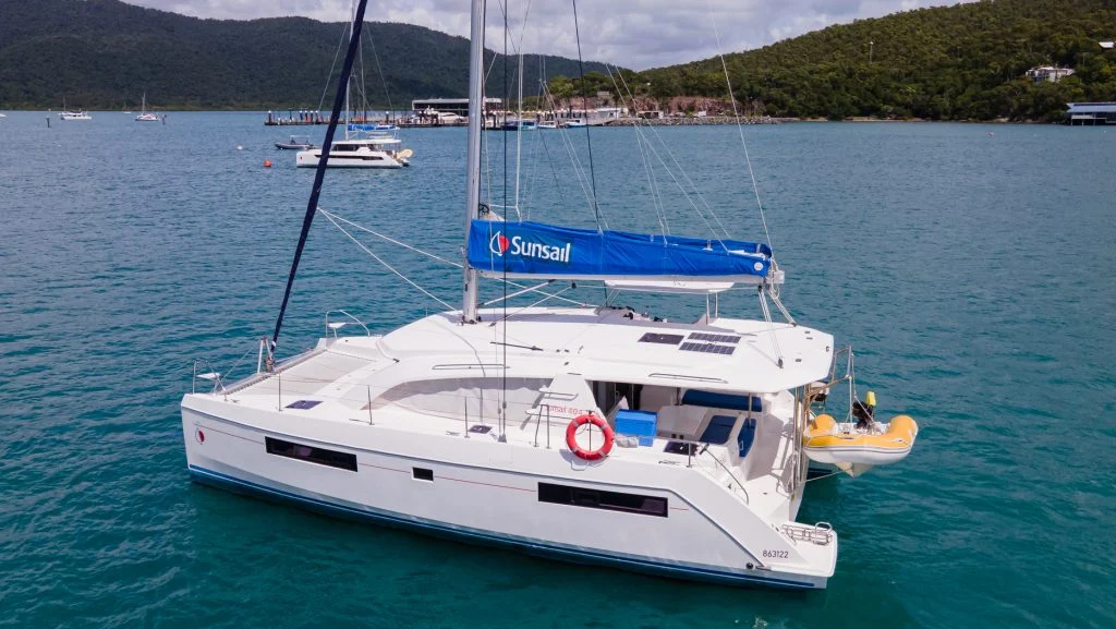 Sisu charter catamaran in the Whitsundays