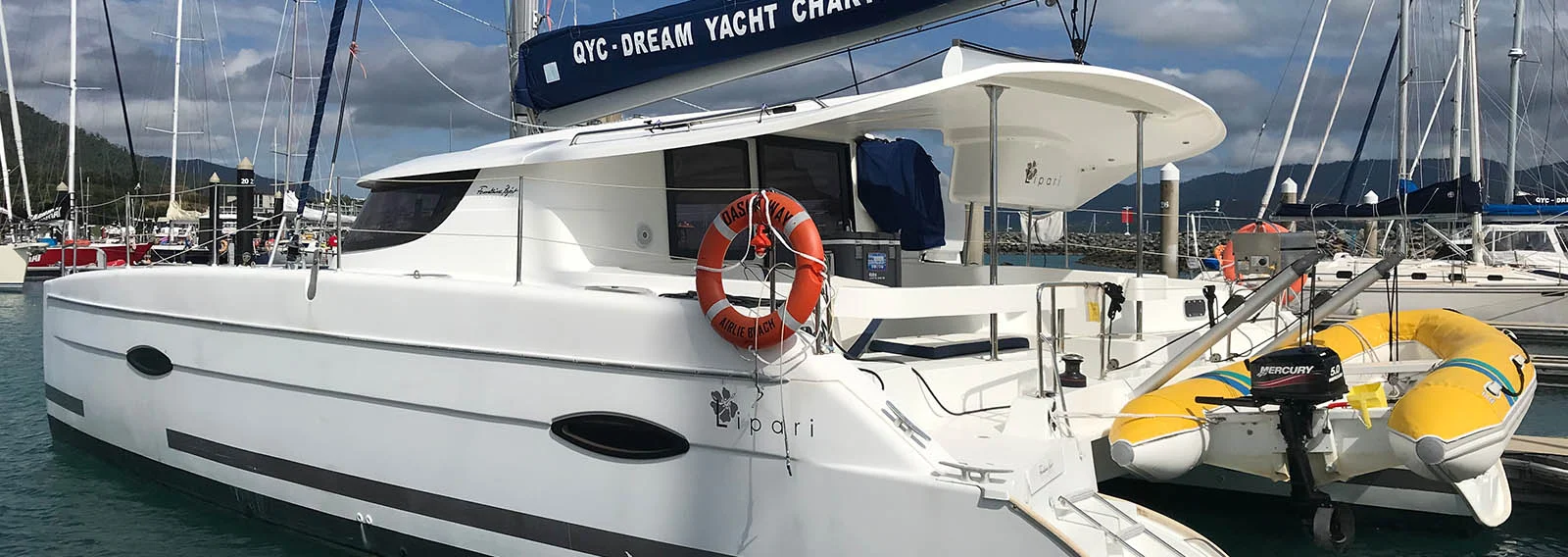 Dasha Way Lipari 41 sailing catamaran in the Whitsundays