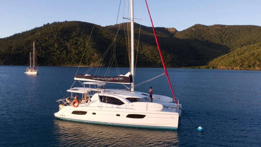 Toy Buoy Leopard 44 sailing catamaran in the Whitsundays