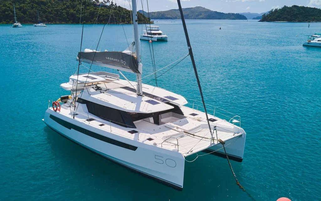 Point of Sail charter catamaran in the Whitsundays