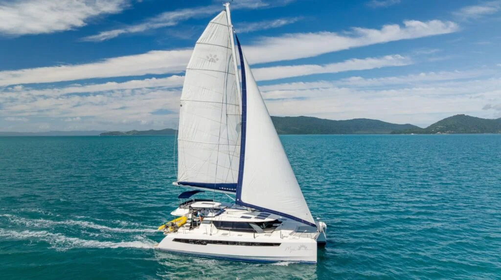 Mysa Leopard 50.5 sailing catamaran in the Whitsundays