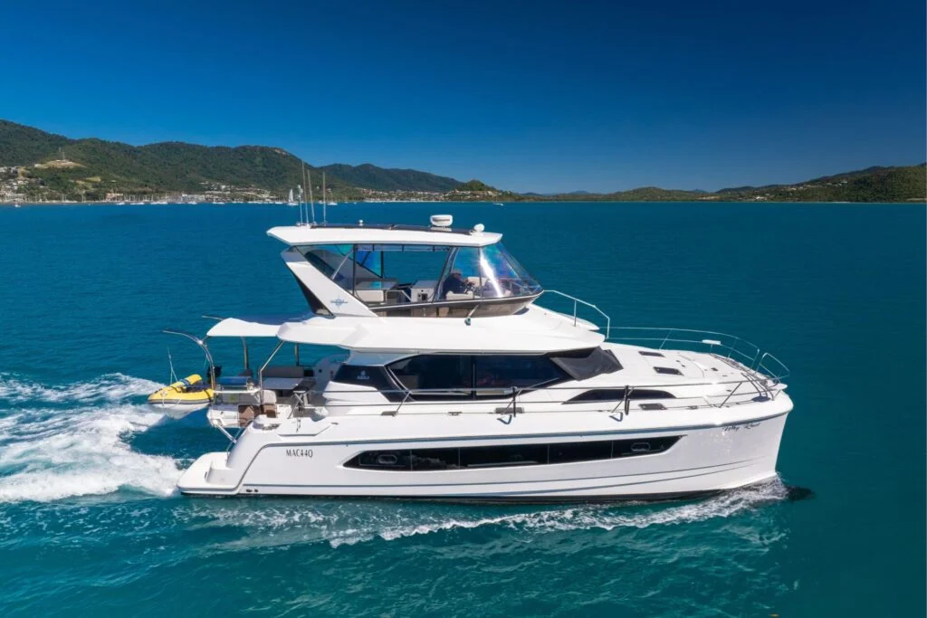Why Knot Aquila 44.3 power catamaran in the Whitsundays